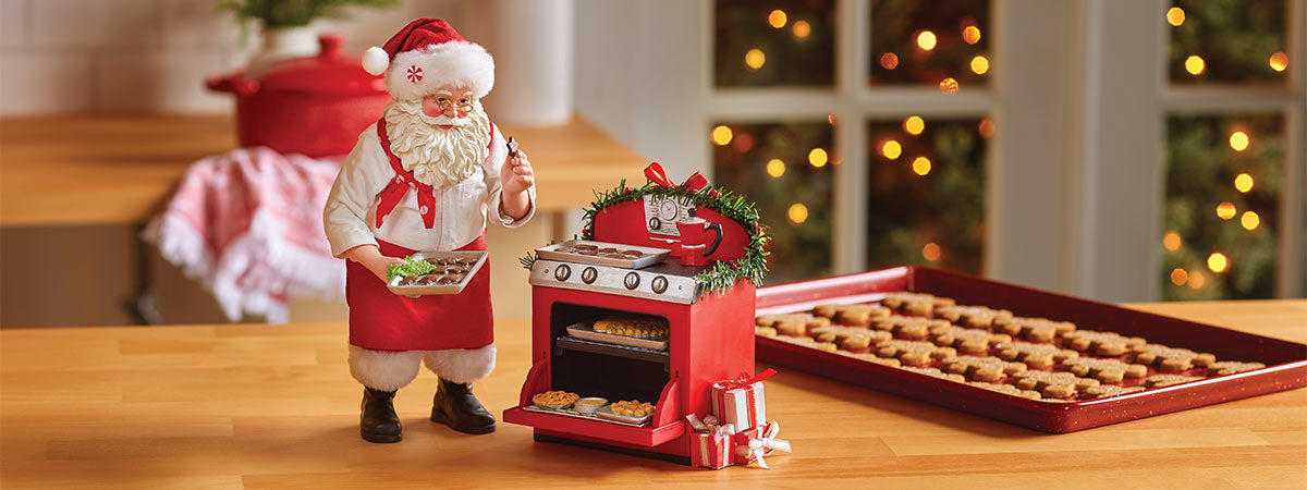 Santa at his Oven